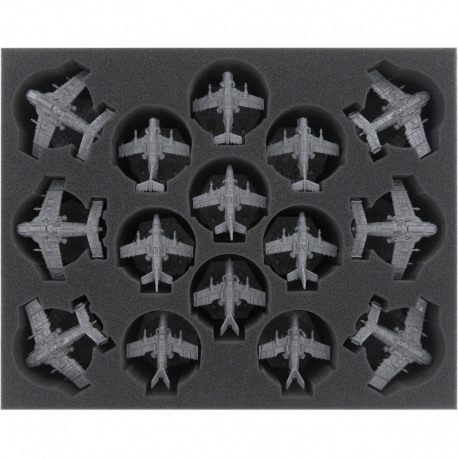 Feldherr Storage Box FSLB075 for Aeronautica Imperialis: Ork Air Waaagh! - squadron on bases