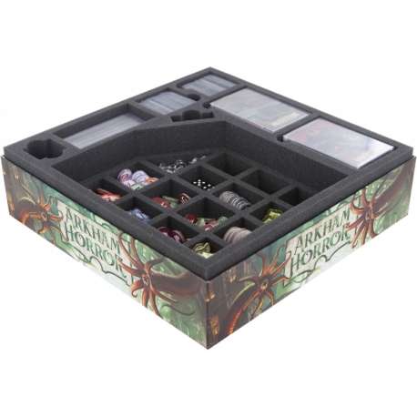 Feldherr foam tray set for Arkham Horror 3rd Edition board game box