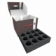 Feldherr Storage Box FSLB250 for 36 Christmas baubles diameter 70 mm
