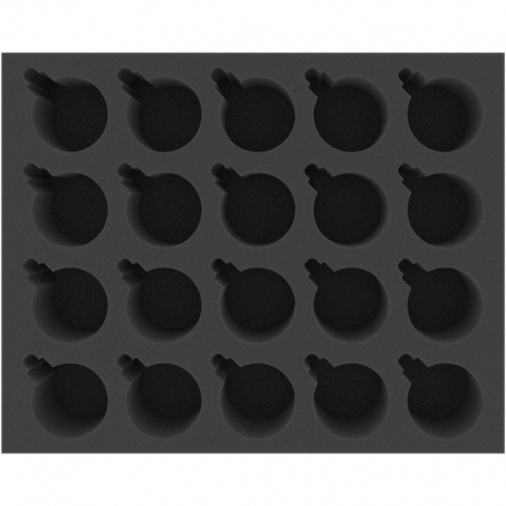 Feldherr Storage Box FSLB250 for 80 Christmas baubles diameter 50 mm