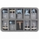 Feldherr Magnetic Box yellow for 10 small Star Wars X-Wing ships