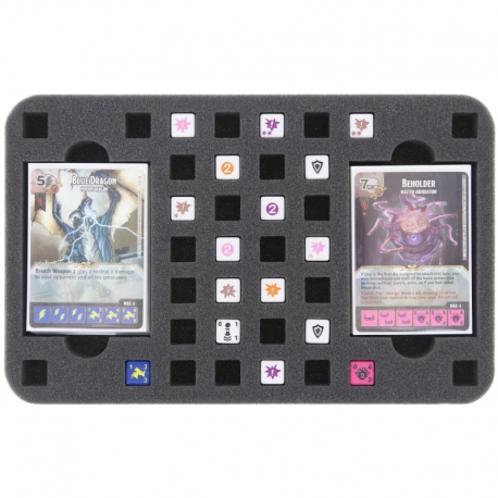 Feldherr Magnetic Box green for Dice Master - 1 Deck and 113 Dice