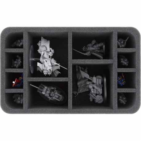 HS075A003 foam tray for Chaos Space Marines - 12 compartments