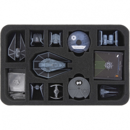 Feldherr Magnetic Box yellow for Star Wars X-Wing TIE Reaper
