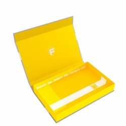 Feldherr Magnetic Box yellow for Star Wars: Destiny - with dice tray