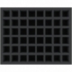 FS055I048BO 55 mm Full-Size foam tray with 48 square compartments