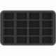 HS040BF05BO 40 mm half-size Figure Foam Tray with 16 compartments