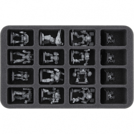 HS040A021 Feldherr foam tray for BattleTech - 16 Mechs
