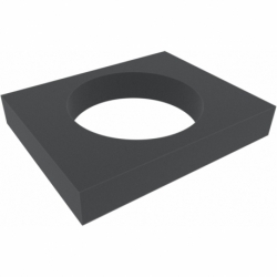 FSMEOR055 55 mm Full-Size foam tray with 1 cut-out