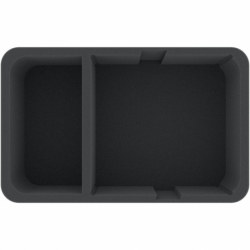 HSCQ085BO 85 mm Half-Size foam tray with 2 compartments