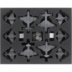 Feldherr Storage Box FSLB075 for Aeronautica Imperialis: Imperial Navy - squadron on flying bases