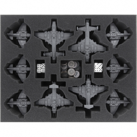 Feldherr Storage Box FSLB075 for Aeronautica Imperialis: Imperial Navy - squadron on flying bases