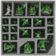Valor de la bandeja de espuma para Super Dungeon Explore - Forgotten King plus cards and tokens
