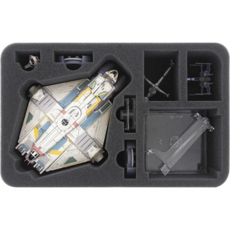 Transporter with 2 storage boxes for Star Wars X-Wing Empire and Rebels