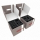 Transporter with 2 LBBG boxes for for the complete Zombicide Black Plague Kickstarter Knight Pledge
