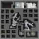 Transporter with 2 LBBG boxes for for the complete Zombicide Black Plague Kickstarter Knight Pledge