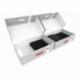 Transporter with 2 XL storage boxes for Zombicide Black Plague Kickstarter Knight Pledge