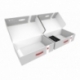 Transporter with 2 XL storage boxes for Zombicide Black Plague Kickstarter Knight Pledge