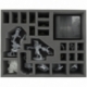 Transporter with 2 XL storage boxes for Zombicide Black Plague Kickstarter Knight Pledge
