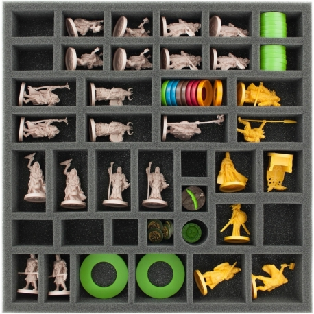 AG040BR04 40 mm foam tray for Blood Rage expansions: 5th player, Gods and Mystics