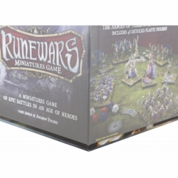 Juego de valores de bandeja de espuma para Runewars Miniatures Caja de juego de tablero de juego