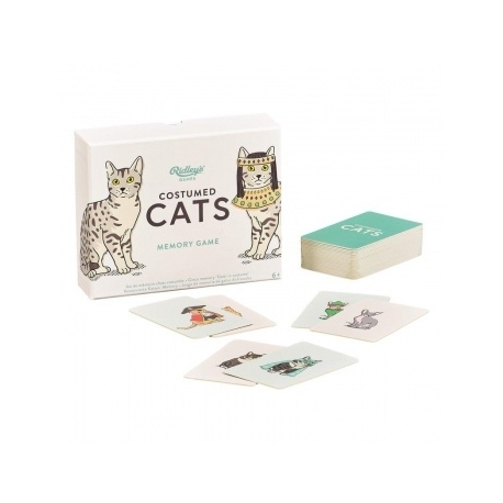 Costume Cats Memo Game - EN