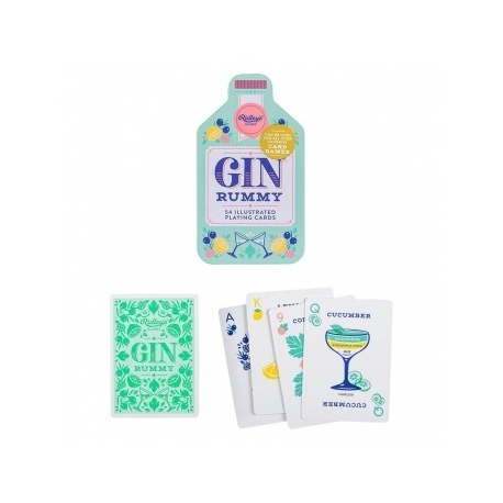 Gin Rummy Playing Cards CDU of 6 - EN
