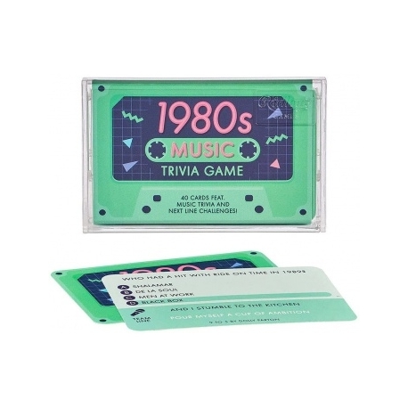 1980s Music Trivia Game CDU of 6 - EN