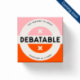 Debatable Game Set - EN