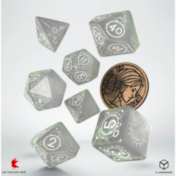 The Witcher Dice Set Ciri - The Lady of Space and Time (7 & unique coin)