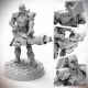 Starfinder Miniatures: Half-Orc Soldier - EN