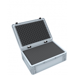 ED 43/12 HG Eurocontainer Case / Euro Box 400 x 300 x 135 mm inclusive Pick and Pluck foam