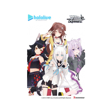 Weiß Schwarz - hololive production: Gamers Trial Deck? Display (6 Decks) (Inglés)