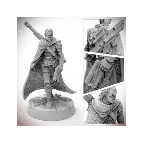 Starfinder Miniatures: Half-Elf Operative - EN