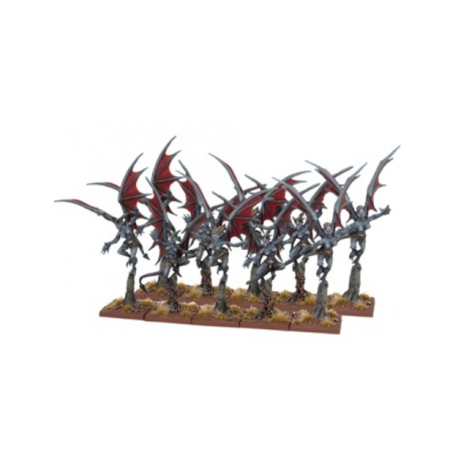 Kings of War - Abyssal Dwarf Gargoyles (Troop) (Inglés)