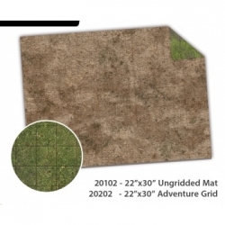 MFF - 22x30 Broken Grassland / Desert Scrubland Game Mat"