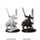 Pathfinder Battles Deep Cuts Unpainted Miniatures - Orc on Dire Wolf (6 Units)