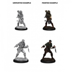 WizKids Deep Cuts Unpainted Miniatures - Bandits (6 Units)