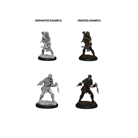 WizKids Deep Cuts Unpainted Miniatures - Bandits (6 Units)