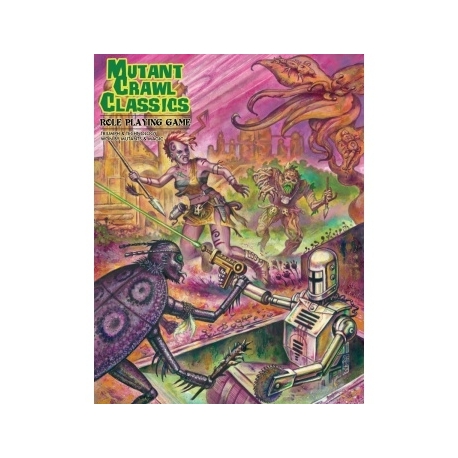 Mutant Crawl Classics Post Apocalyptic RPG, Hardback - EN