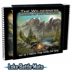The Wilderness Books of Battle Mats (Inglés)