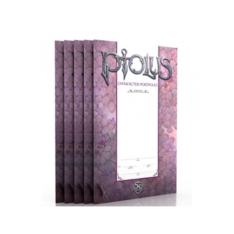 Ptolus Character Portfolio 5pk for 5e - EN