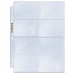 UP - Platinum 8-Pocket Page with 3-1/2 X 2-3/4" (100 Pages)"
