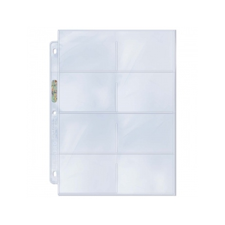 UP - Platinum 8-Pocket Page with 3-1/2 X 2-3/4" (100 Pages)"