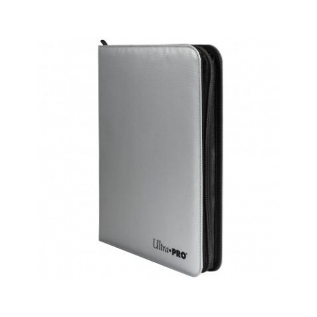 UP - 9-Pocket Zippered PRO-Binder - Silver