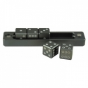 UP - Gravity Dice D6 - Forest Black - Set of 5 Dice