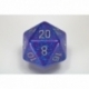 Chessex Speckled 34mm 20-Sided Dice - Silver Tetra