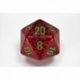 Chessex Speckled 34mm 20-Sided Dice - Strawberry