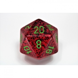 Chessex Speckled 34mm 20-Sided Dice - Strawberry
