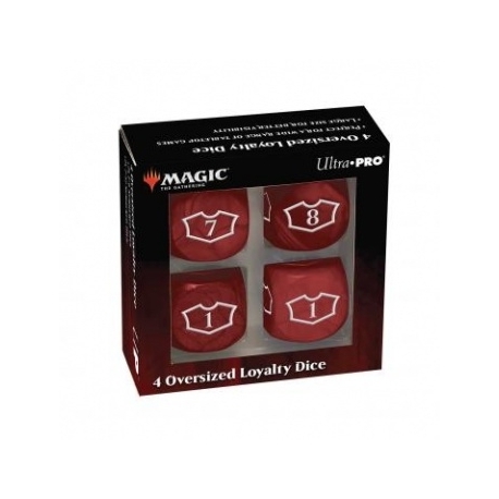 UP - Deluxe 22MM Mountain Loyalty Dice Set with 7-12 for Magic: The Gathering
